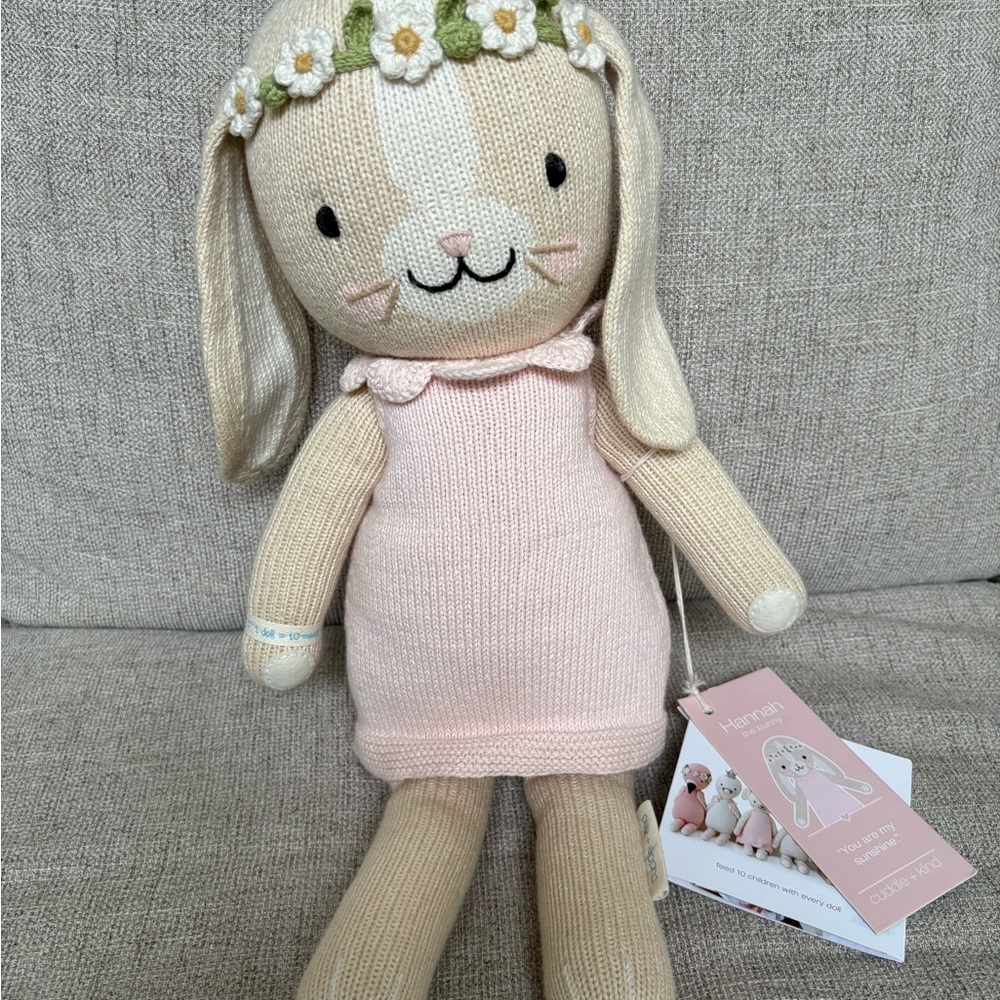 Cuddle and kind. Hannah the bunny